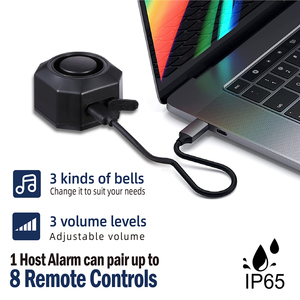 <span class=keywords><strong>Alarma</strong></span> Antirrobo con Vibración para Bicicleta Eléctrica con Control Remoto y Batería Recargable, <span class=keywords><strong>Alarma</strong></span> Fuerte para Motocicleta y Bicicleta con Clasificación IP65 - Product Image 4