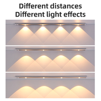 Type C LED Bar Veilleuse Moderne Détecteur de Mouvement Dimmable Cabinet Lampe Portable Induction Mur Monté Cuisine Salle