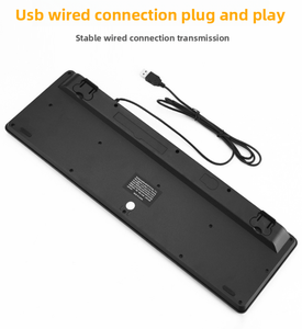 108 phím tiêu chuẩn Nga phiên bản kinh doanh bàn phím máy tính có dây màu đen thực hành gõ bàn phím - Product Image 5