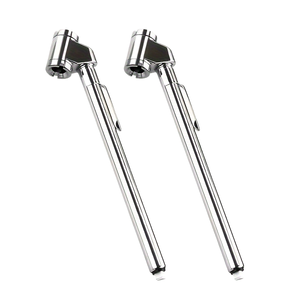Manómetro <span class=keywords><strong>Digital</strong></span> Portátil de Alta Resistencia para Neumáticos, de Acero Inoxidable Plateado, Herramienta de Medición de Presión de Aire para Automóviles, Camiones, Motocicletas y SUV - Product Image 2