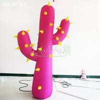 Modèle gonflable extérieur de cactus, plantes gonflables pour des décorations de jardin de maison pour des événements et des parties promotionnels