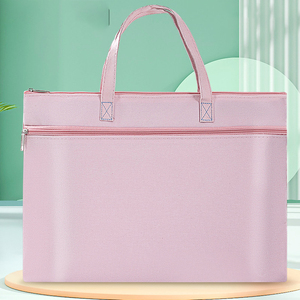 Thick Nylon Doble Pocket A4 <strong>Document</strong> <strong>Bag</strong> Handle Custom Logo Meeting School Office Durable Oxford Tote <strong>Bag</strong> <strong>Carrying</strong> Books Papers - Product Image 5