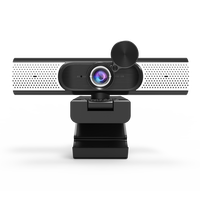 Kamera Web PC Zoom Optik 1080P Full HD USB PC Webcam 4K dengan Mikrofon dan Speaker serta Tripod
