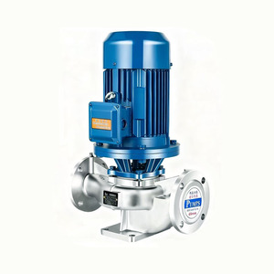 Pompe centrifuge verticale en acier inoxydable 304 316L - Pompe à eau électrique - Personnalisable OEM - Product Image 1
