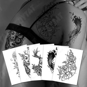 Ordem De Alta Qualidade Transferência De Água Cor Impresso Body Art Tatuagem Temporária Falso Personalizado - Product Image 2