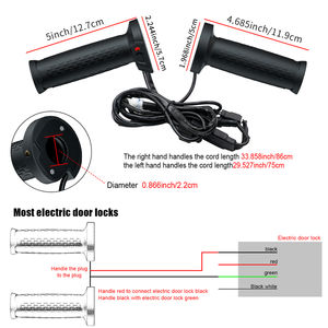 Poignées chauffantes à température réglable de qualité supérieure <span class=keywords><strong>pour</strong></span> ATV et <span class=keywords><strong>souffleuse</strong></span> à neige électrique à 4 roues commandes de moto <span class=keywords><strong>poignée</strong></span> <span class=keywords><strong>chauffante</strong></span> de qualité supérieure - Product Image 3