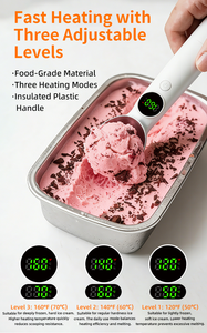 Cuchara eléctrica para helado con tres modos de calentamiento, calentamiento rápido, fácil de usar, puerto de carga tipo C - Product Image 3