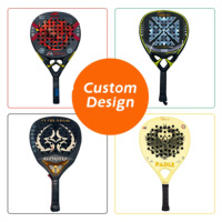 Raquette de paddle-tennis en carbone 18K de haute qualité pour Bull Pala De Beach Tennis Racquet Wood Spray Padel Rackets 12K Échantillon gratuit disponible