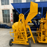 Mini bétonnière diesel, machine à mélanger le ciment portable pour la construction de maisons et les projets de construction rurale
