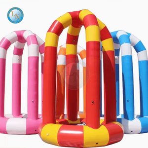 LINO Prix d'usine Trampoline gonflable en PVC de couleur personnalisée Lit élastique intérieur extérieur adulte Installation facile Garantie de 3 ans - Product Image 1