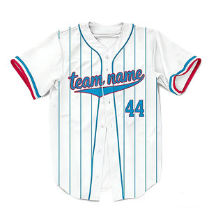 トロント野球ユニフォーム ウェア 4 11 27 30 47 卸売 刺繍入り ライトブルー ホワイト ブラック ブルー 野球ユニフォーム - Product Image 6