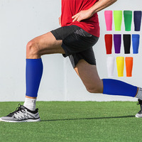 Chaussettes prédécoupées de football de basket-ball d'élite à manches moyennes professionnelles bottes et manches de mollet