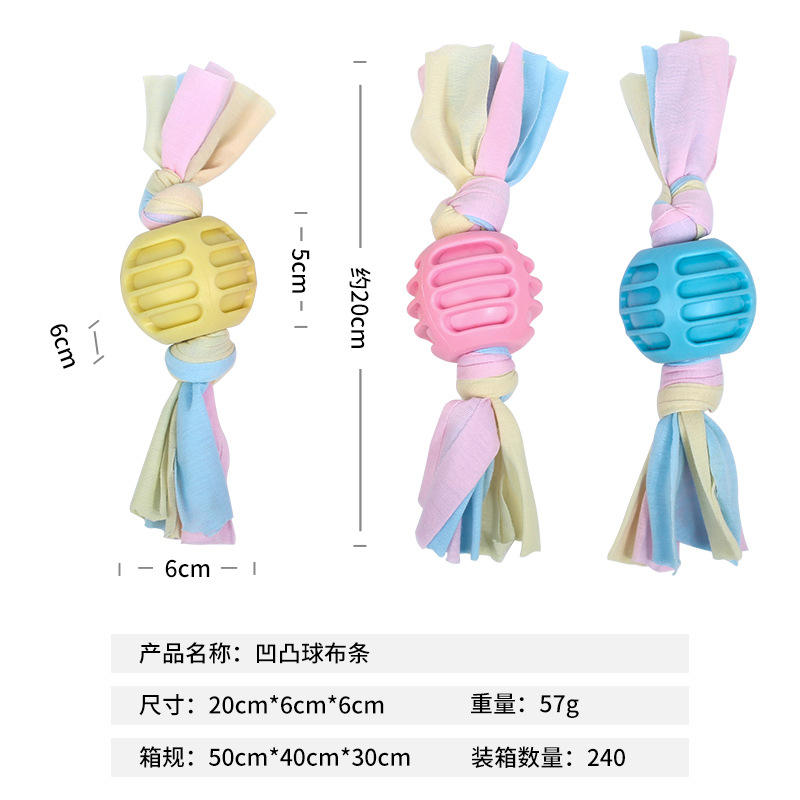 Bande concave-convexe de tissu de boule