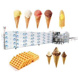 Máquina de fabricación de rollos de cono de oblea Industrial ORME, máquina automática completa para hacer conos de helado de cono de azúcar y galletas - Product Image 1