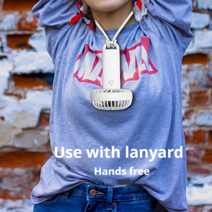 Le nouveau ventilateur portable à chargement USB est un ventilateur portable pliable pour le cou avec une longue durée de vie de la batterie - Product Image 5