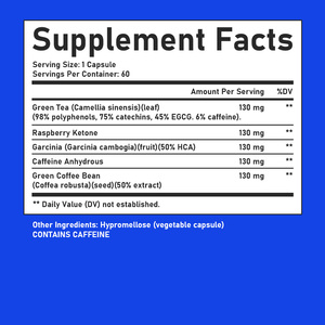OEM ODM Burn Boost Capsules with Raspberry Ketone Supercharge Your Metabolism Energy Curb Cravings Green Tea Burn Boost Capsules - Product Image 3