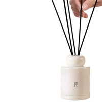 Diffuseur de parfum sans flamme 150 ml à la gardénia blanc pur, désodorisant longue durée, parfum naturel, huile essentielle de rotin végétal