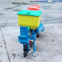 Machine de planteur de graines de maïs à une rangée de tracteur de marche avec semoir de précision de haricot de maïs de fertilisation
