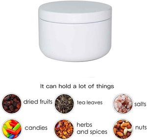 Pot en plastique blanc de 250 ml et 500 ml pour crème, bouteille cosmétique, contenants pour soins capillaires et corporels, pot pour gommage au sucre - Product Image 5