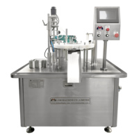 Machine de remplissage pour pâte à huile, confiture, aérosol, jus, crème, Sauce, boisson gazeuse, Silicone, scellant, liquide, vernis à ongles, bougie, cire, peinture
