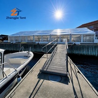 Dôme transparent en PVC pour tente, idéal pour les événements en bord de mer, les dîners en plein air, les fêtes sur la plage, les salons extérieurs et les spectacles du coucher du soleil