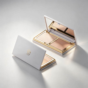 Palette de poudre ABS remplaçable, boîte en aluminium magnétique, palette d'ombres à paupières personnalisée, boîte carrée pour cosmétiques - Product Image 2