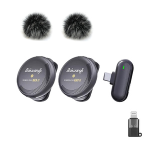 ميكروفون Lavalier لاسلكي SX19 بأزرار ميكروفون نمط collip مع جودة صوت عالية للفيديو القصير والبث المباشر من TikTok - Product Image 1