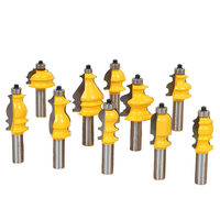 Ensemble d'embouts de routeur en carbure de tungstène 1/2 "8mm tige CNC fraise à bois pour Machine de découpe ODM Support personnalisé