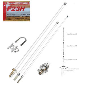 เสาอากาศสถานีฐาน Diamonds Fixed F22 F23, เสาอากาศไฟเบอร์กลาส VHF แบบ Omni กำลังขยายสูง 3.2 เมตร ขั้วต่อ SO239/N ตัวเมีย - Product Image 2