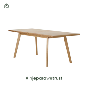 Juego de Comedor Sora que Combina Madera de Teca y Asientos Tapizados, Ofrece Elegancia Moderna y Comodidad Invitante - Product Image 5