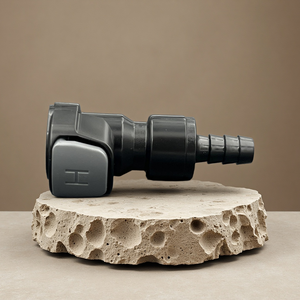 BRT 1/4 ''5/16" 3/8 "ID пластиковый CPC быстроразъемный соединитель зазубрины Встроенный зажим с клапаном, соединительный корпус для трубной арматуры - Product Image 1