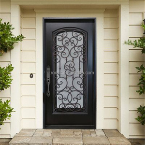 Elegante personalizzabile in ferro battuto doppia porta stile Swing cancello principale in ferro <span class=keywords><strong>per</strong></span> la <span class=keywords><strong>casa</strong></span> o la sicurezza commerciale <span class=keywords><strong>per</strong></span> la <span class=keywords><strong>casa</strong></span> o Villa - Product Image 6