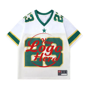 Camiseta holgada gráfica de manga corta con cuello en V para hombre - Product Image 1