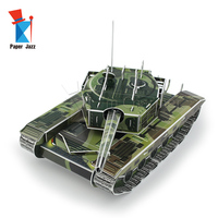 Modèle de puzzle en mousse 3D - Modèle militaire à monter soi-même pour adolescents et adultes