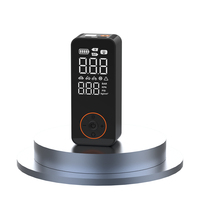 Nouvelle pompe à air numérique électrique 12V filaire et sans fil pour pneus de vélo/voiture, gonfleur de pneus de voiture portable avec lumière LED