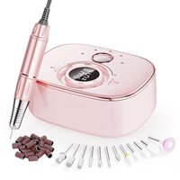 Perceuse à ongles électrique sans fil S306 35 000 tr/min, moteur à balais, rechargeable par USB, design ergonomique en forme de stylo