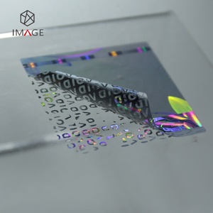 Custom Printed Logo QR Code Barcode Holographic <strong>Security</strong> <strong>Stickers</strong> - Product Image 3