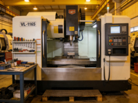 Centre d'usinage vertical CNC Tsingziwa VMC1165 VL-1165 de haute précision, 3 axes (interface 4ème axe en option) BT40 robuste