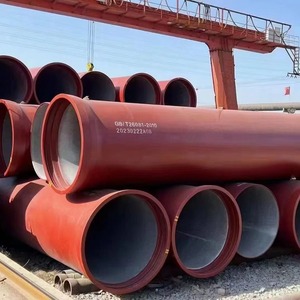 Trung Quốc Nhà Máy Chất Lượng Cao Ổ Cắm Vòi Nước Ống Sắt Dung Lớp K9 Xi Măng Lót Đúc Sắt Di Ống Cho Hệ Thống Nước - Product Image 6