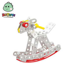 مجموعة ألعاب تعليمية معدنية للتجميع الذاتي من زهيكيو - مركبات عسكرية متعددة الأشكال طائرات مقاتلة سفن حربية دبابات - Product Image 4