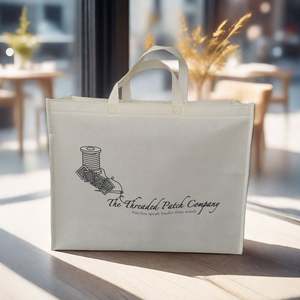 Custom Printed Tote Bags Recyclable Fabric Non Woven Shopping Bags with logo <b>for</b> Woman <b>for</b> <b>Man</b> - Product Image 5