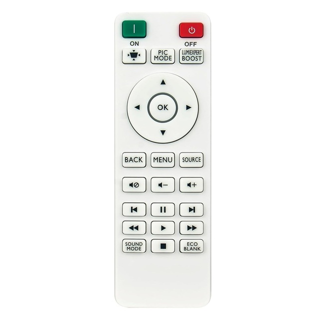 RCV013 New Replacement Remote Control Fit for BENQ Full HD DLP Home Theater Gaming Projector TK700 TK700ST W1130 TH585 TH685