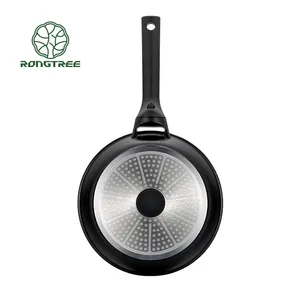 Best-Selling Tri-Ply Stainless Steel Frying Pan Pure Cook Induction Honeycomb Coating For Omelette Steak Nonstick Fry Pan