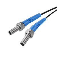 Tête de capteur à fibre optique Chanko haute flexibilité, à montage par vis, à traversée de faisceau, fibres laser, têtes optiques, sortie NPN PNP, protection IP65