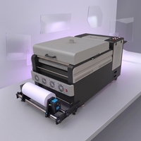 Machine de séchage et de secouage de poudre DTF classique 60 cm, four mécanique à bande maillée sous vide pour imprimante de t-shirts