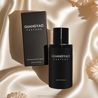 Bouteille de Parfum Vide Ronde en Verre 100ML pour Homme avec Atomiseur à Sertir et Bouchon Magnétique