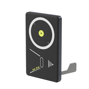 Wst bán buôn banque de puissance xách tay thiết kế mới lạ điện thoại di động sạc nhanh không dây từ mini 5000mAh ngân hàng điện - Product Image 4