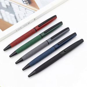 <b>Creative</b> Metal Ballpoint Pen 1.0mm Black Ink Letterpress Printing Study Office Supplies Writing Taking Notes Memo Pen - Product Image 1