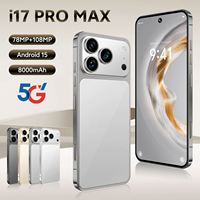 Nuevo Smartphone Original I17 17 Pro Max 5G 2025, Pantalla de 7.3 Pulgadas y 90Hz, Cámara Trasera de 108MP, Almacenamiento de 16GB+1TB, Deca Core MTK