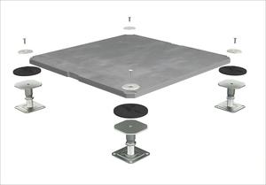 Plancher augmenté par ciment Offre Spéciale de Lingding GRC de haute résistance moderne ignifuge fiable pour des projets de rénovation d'immeubles de bureaux - Product Image 4